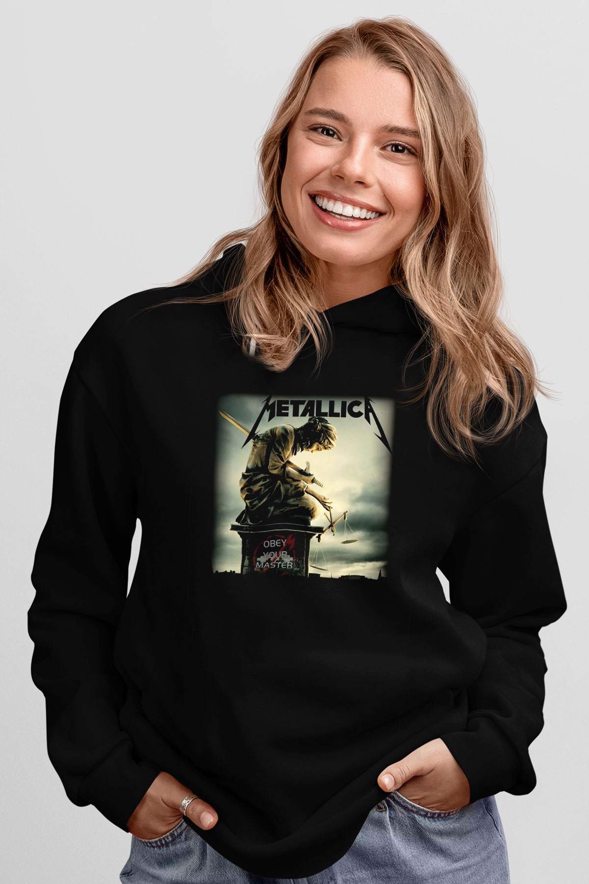 Metallica Siyah Unisex Hoodie