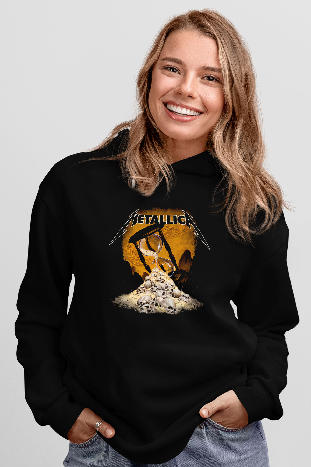 Metallica Siyah Unisex Hoodie