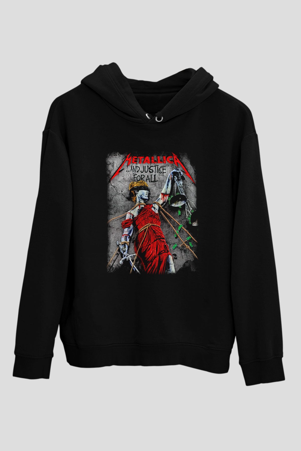 Metallica Siyah Unisex Hoodie