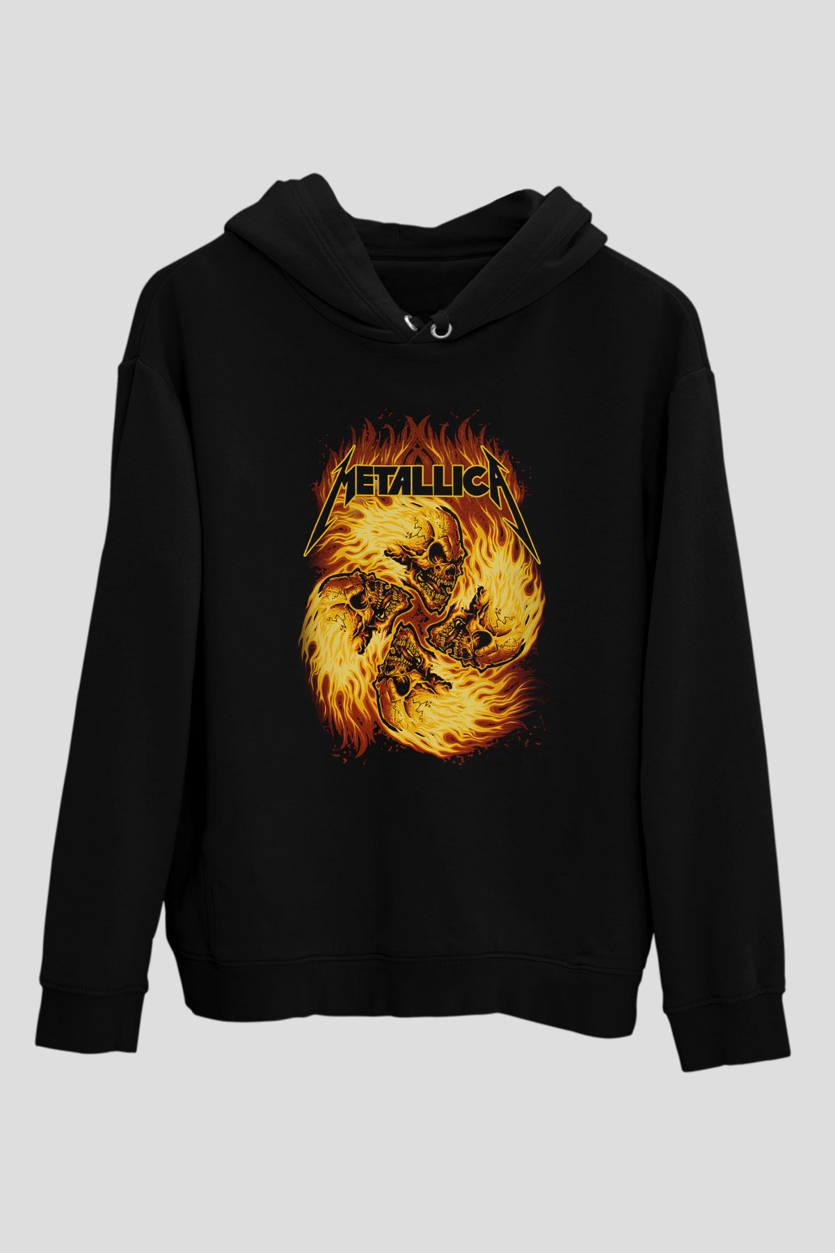 Metallica Siyah Unisex Hoodie