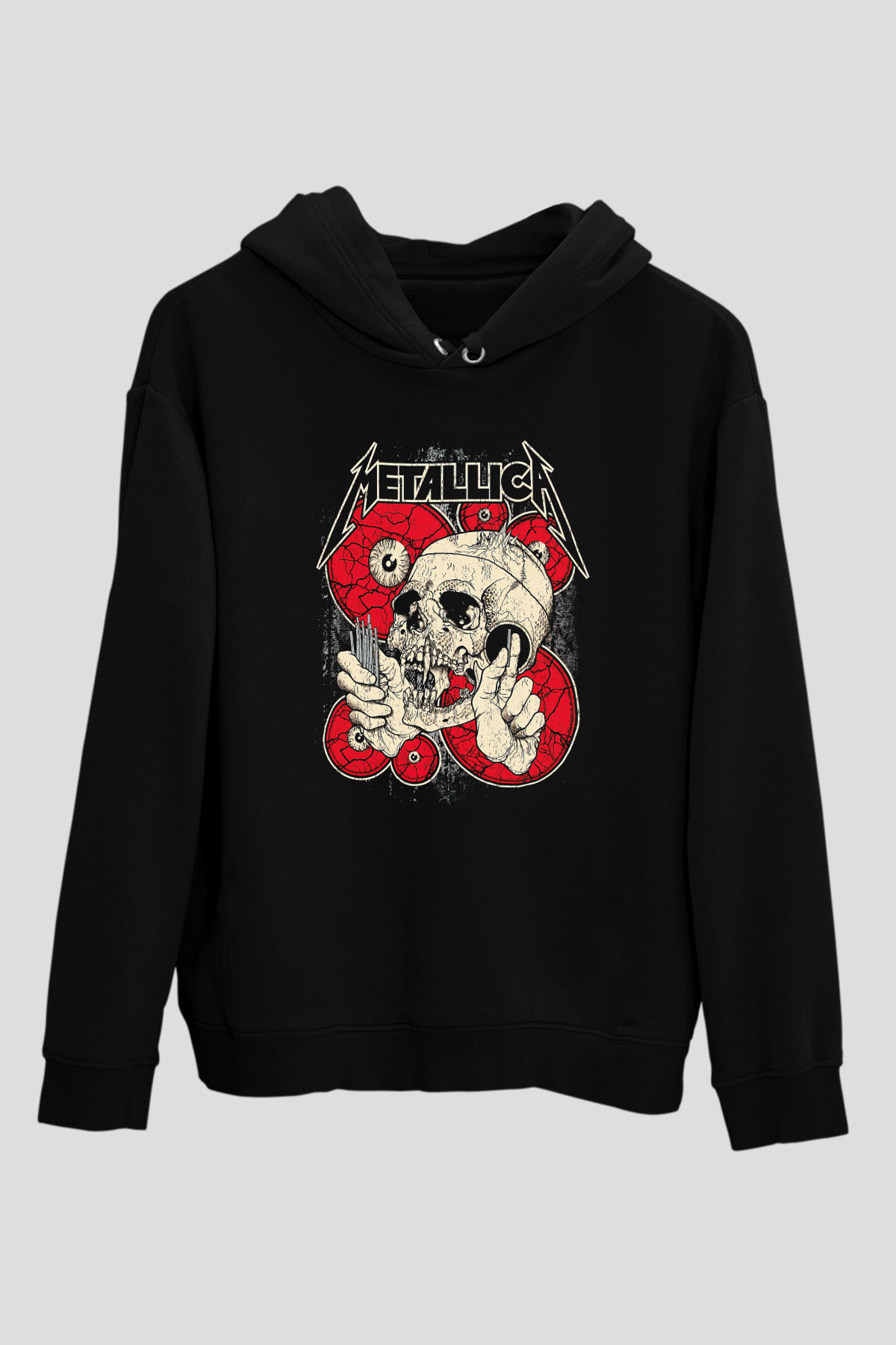 Metallica Siyah Unisex Hoodie