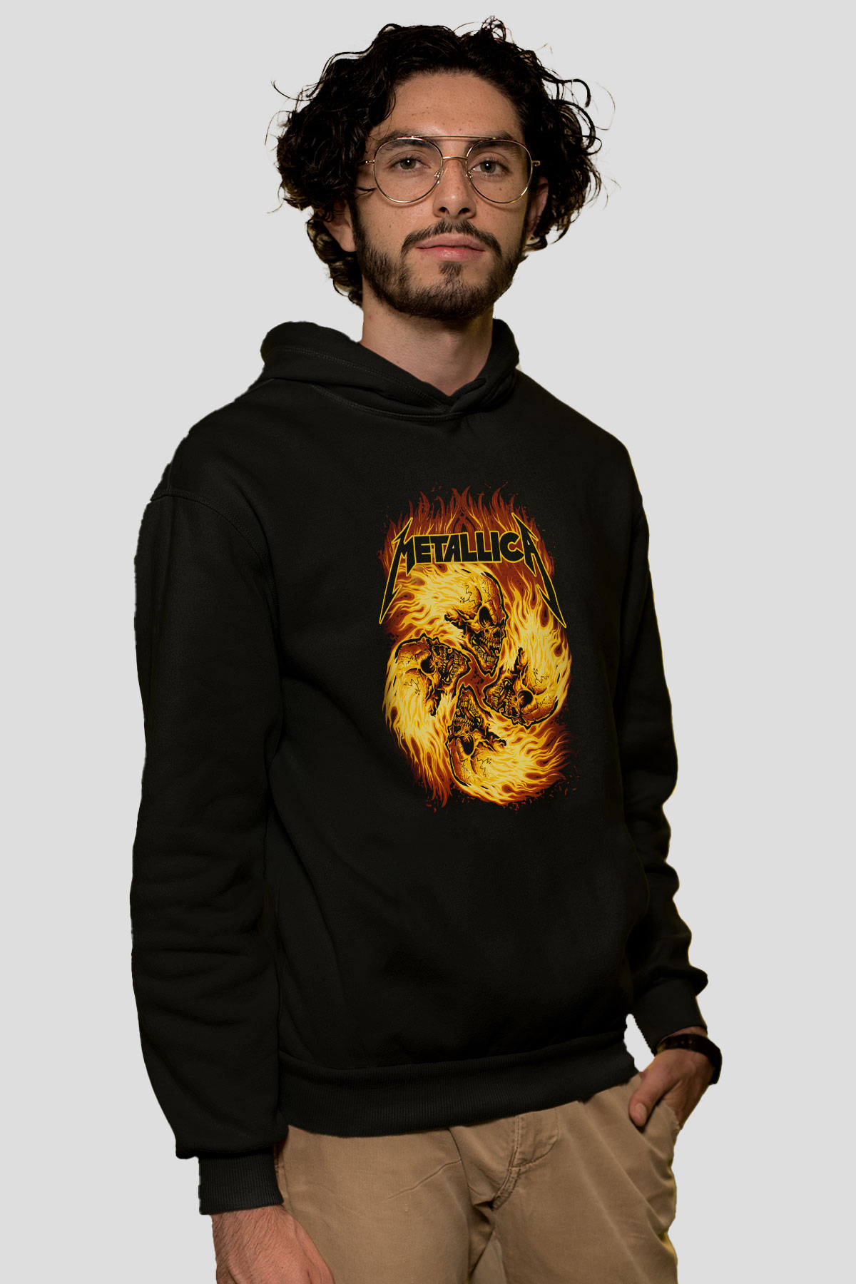 Metallica Siyah Unisex Hoodie