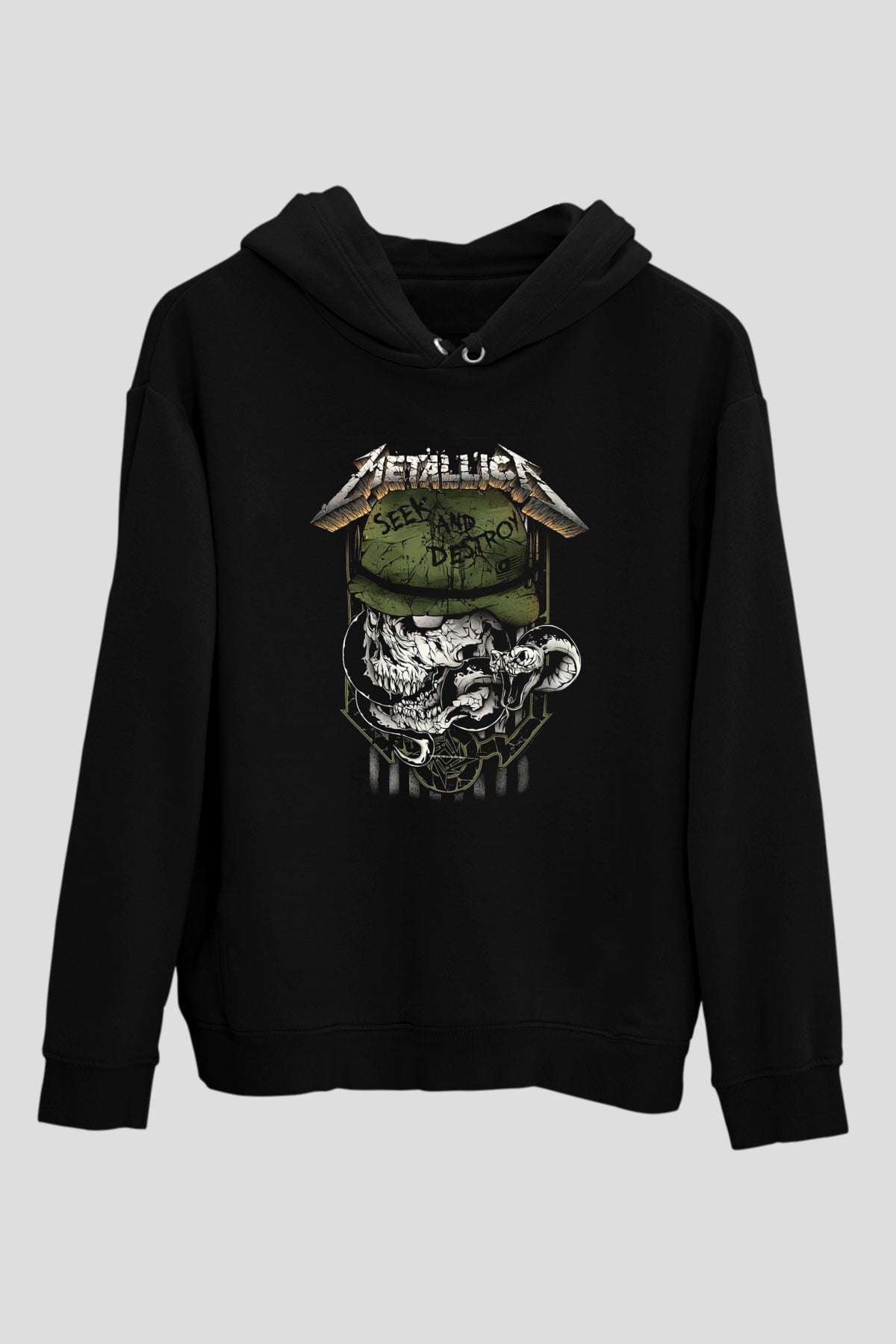 Metallica Siyah Unisex Hoodie