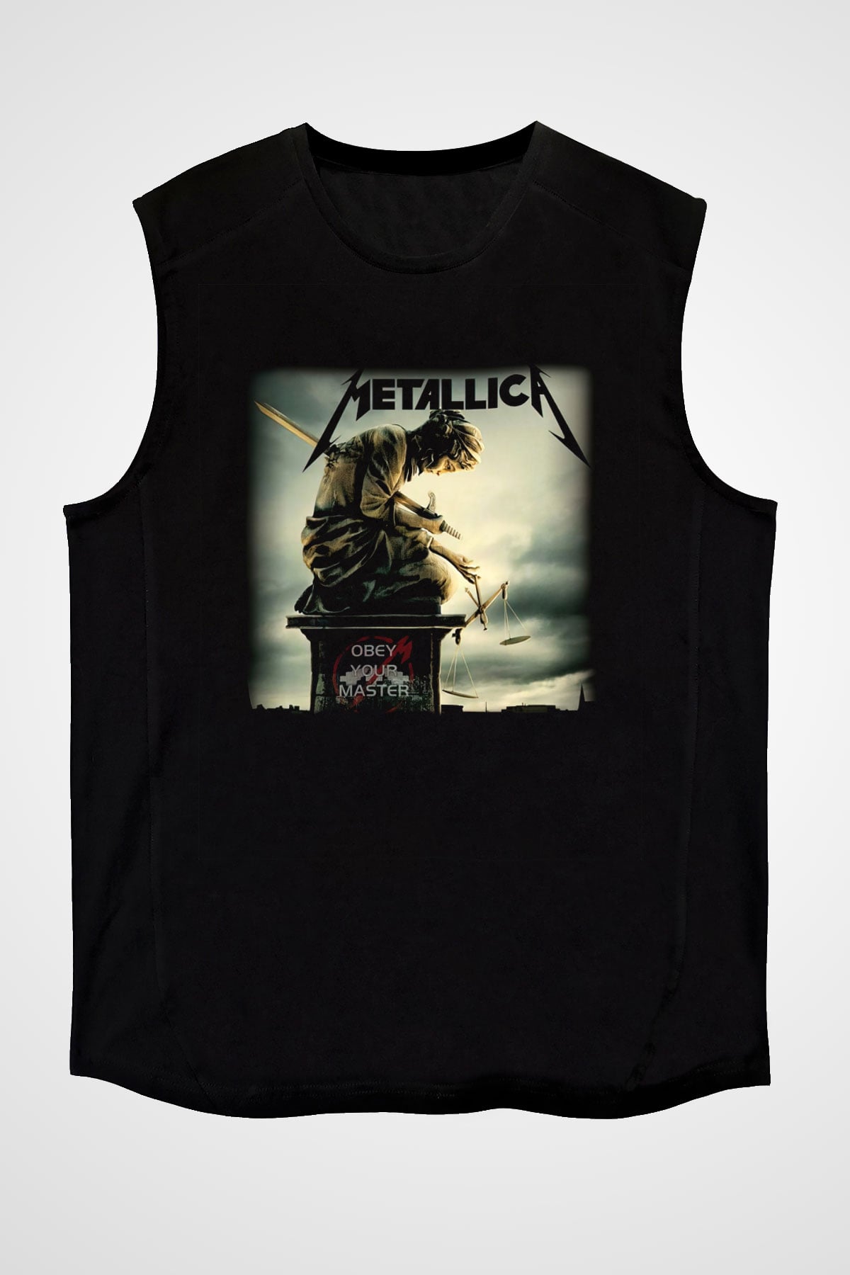 Metallica Siyah Unisex Kolsuz Tişört