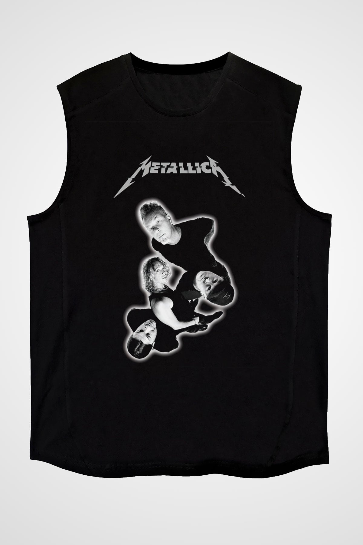 Metallica Siyah Unisex Kolsuz Tişört