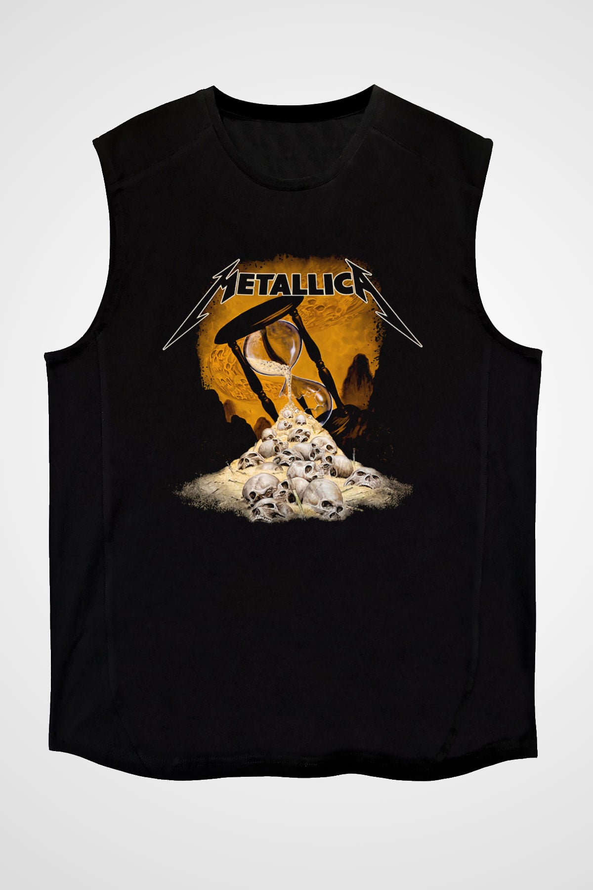 Metallica Siyah Unisex Kolsuz Tişört