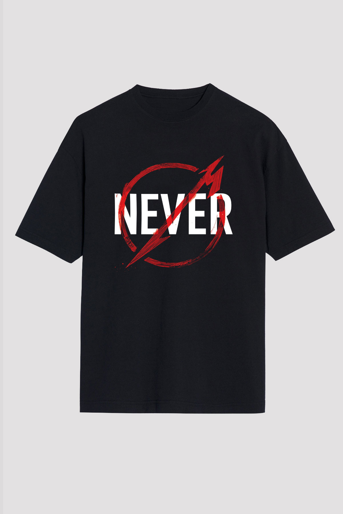 Metallica Siyah Unisex Oversize Tişört T-Shirt