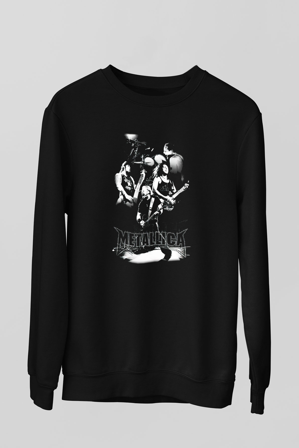 Metallica Siyah Unisex Sweatshirt