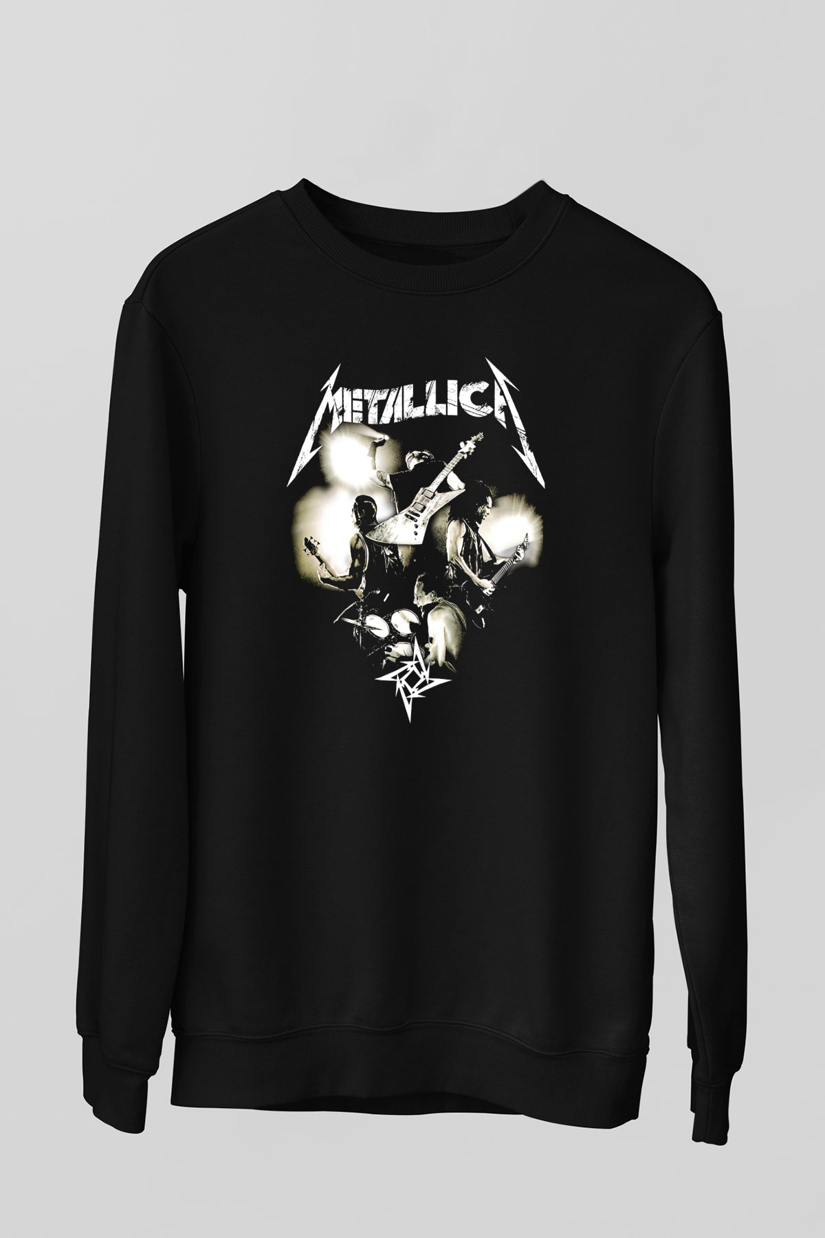 Metallica Siyah Unisex Sweatshirt