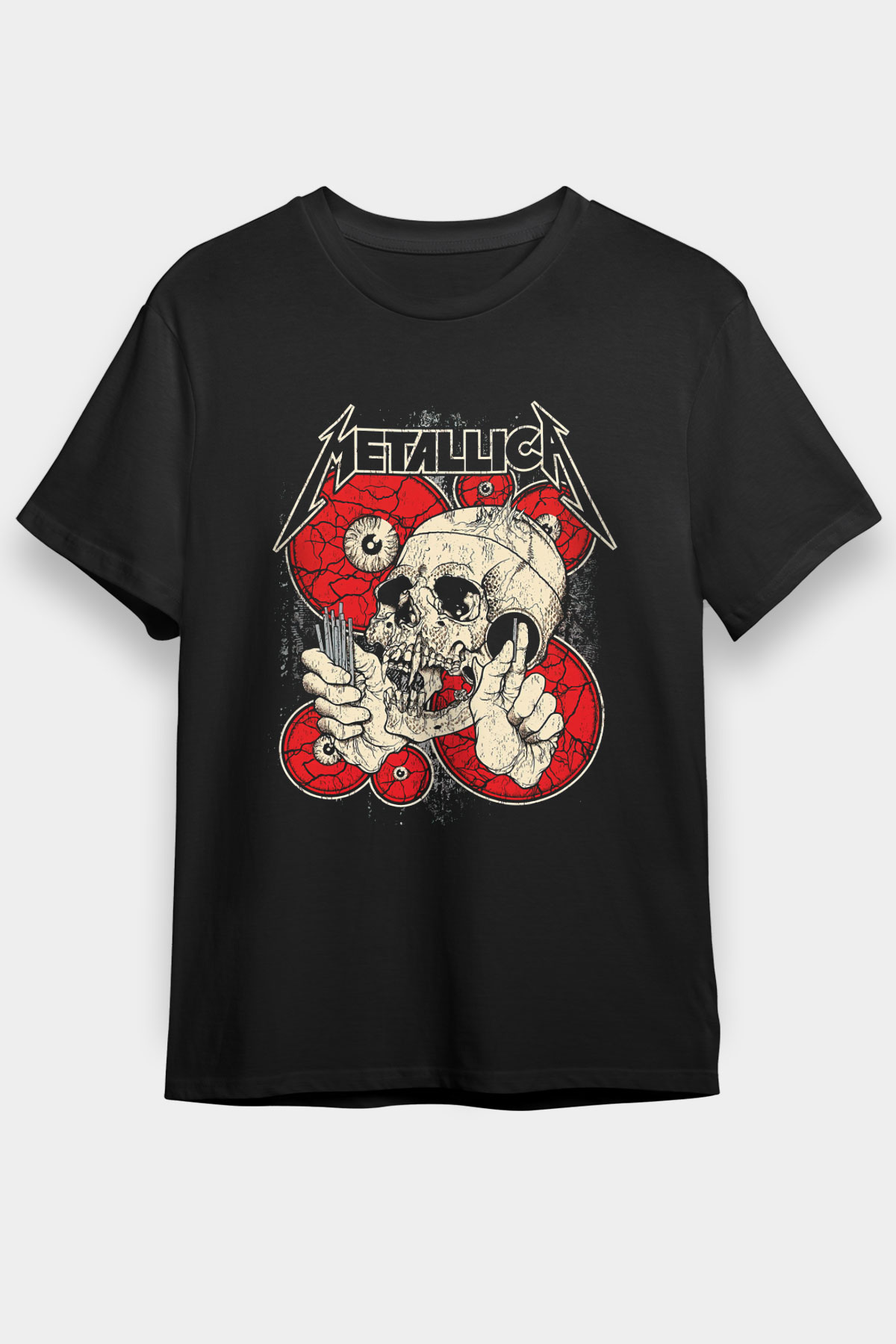 Metallica Siyah Unisex Tişört T-Shirt - TişörtFabrikası