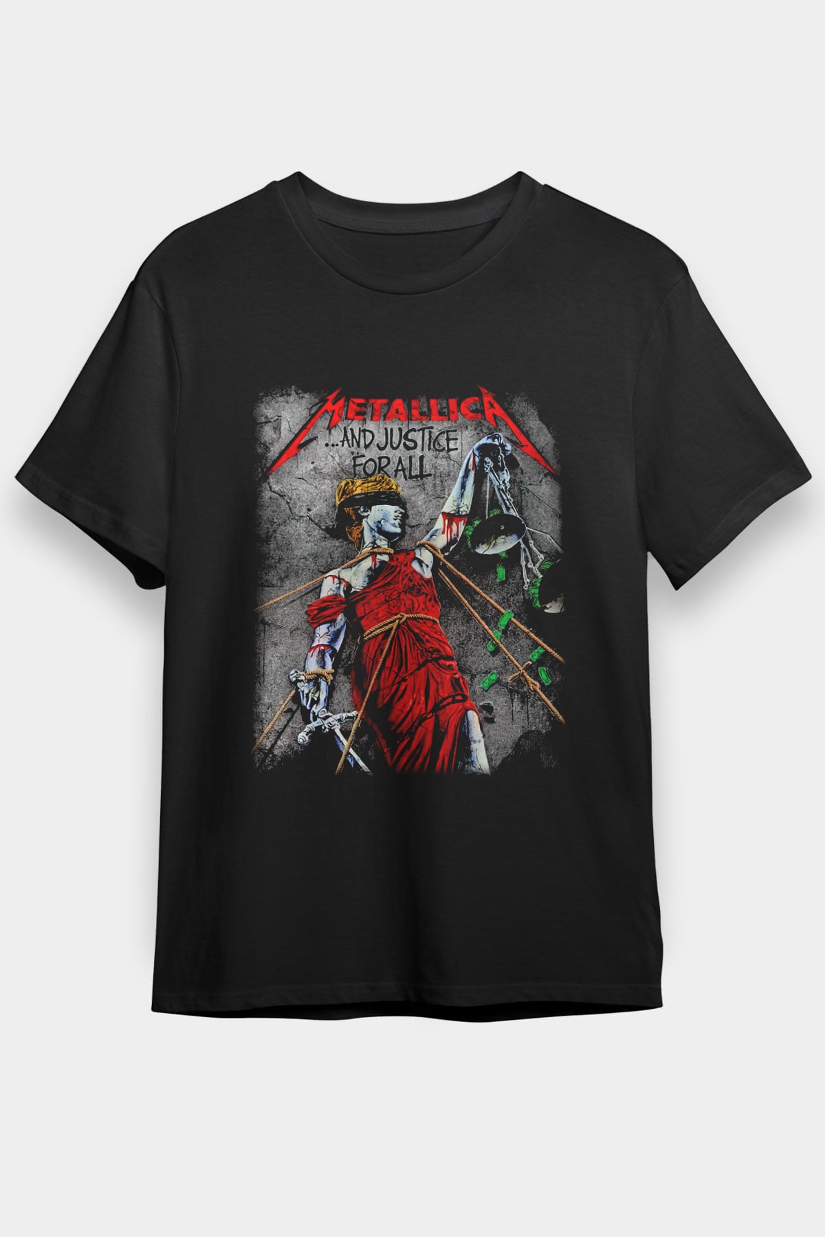 Metallica Siyah Unisex Tişört T-Shirt - TişörtFabrikası