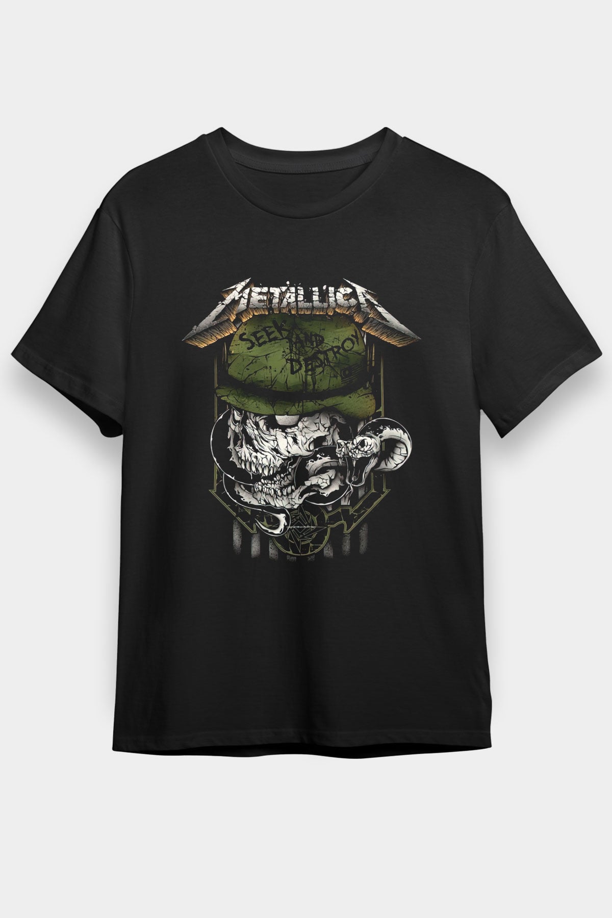 Metallica Siyah Unisex Tişört T-Shirt - TişörtFabrikası