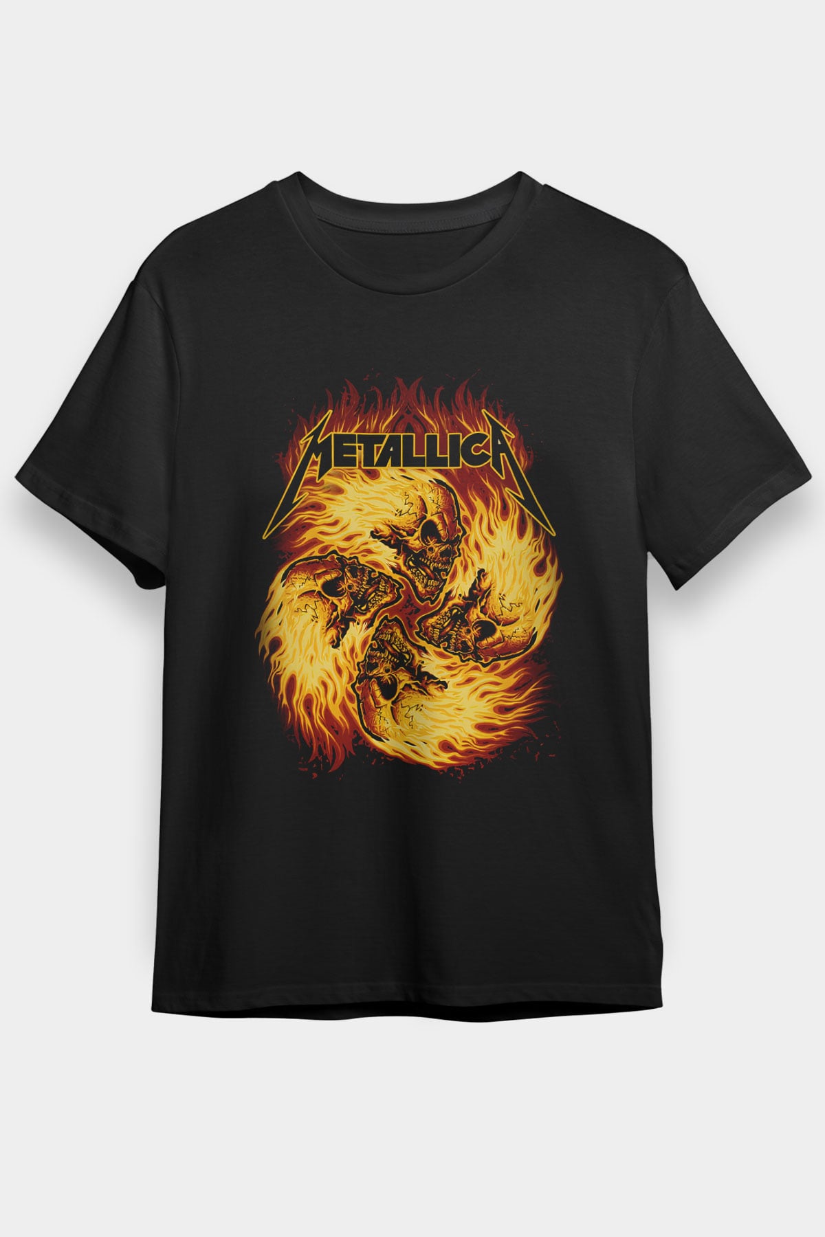 Metallica Siyah Unisex Tişört T-Shirt - TişörtFabrikası