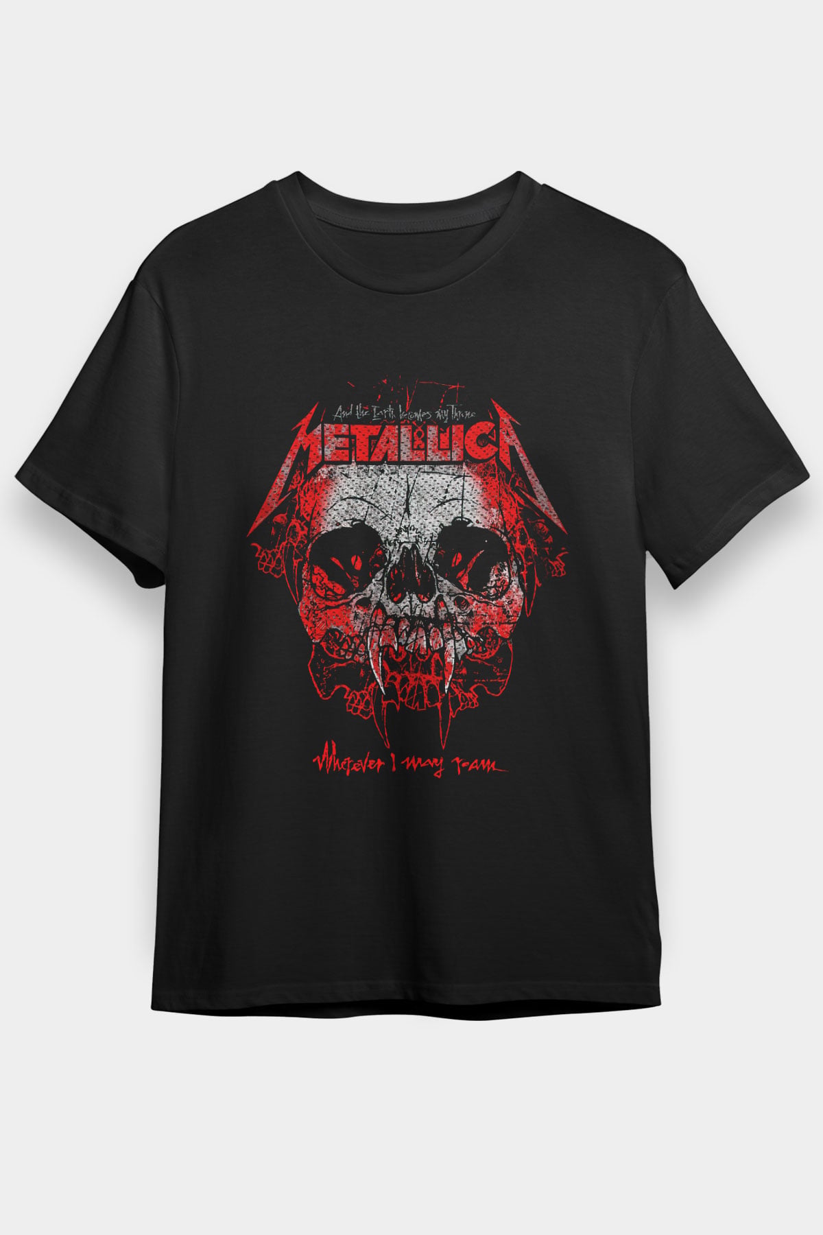 Metallica Siyah Unisex Tişört T-Shirt - TişörtFabrikası