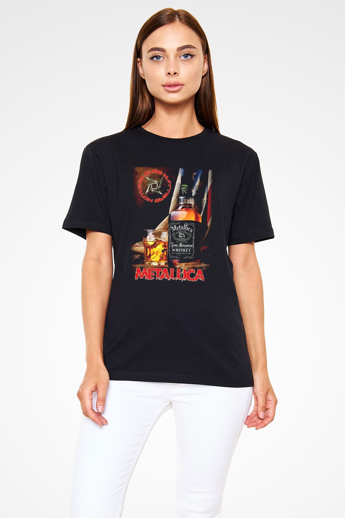 Metallica Siyah Unisex Tişört T-Shirt - TişörtFabrikası