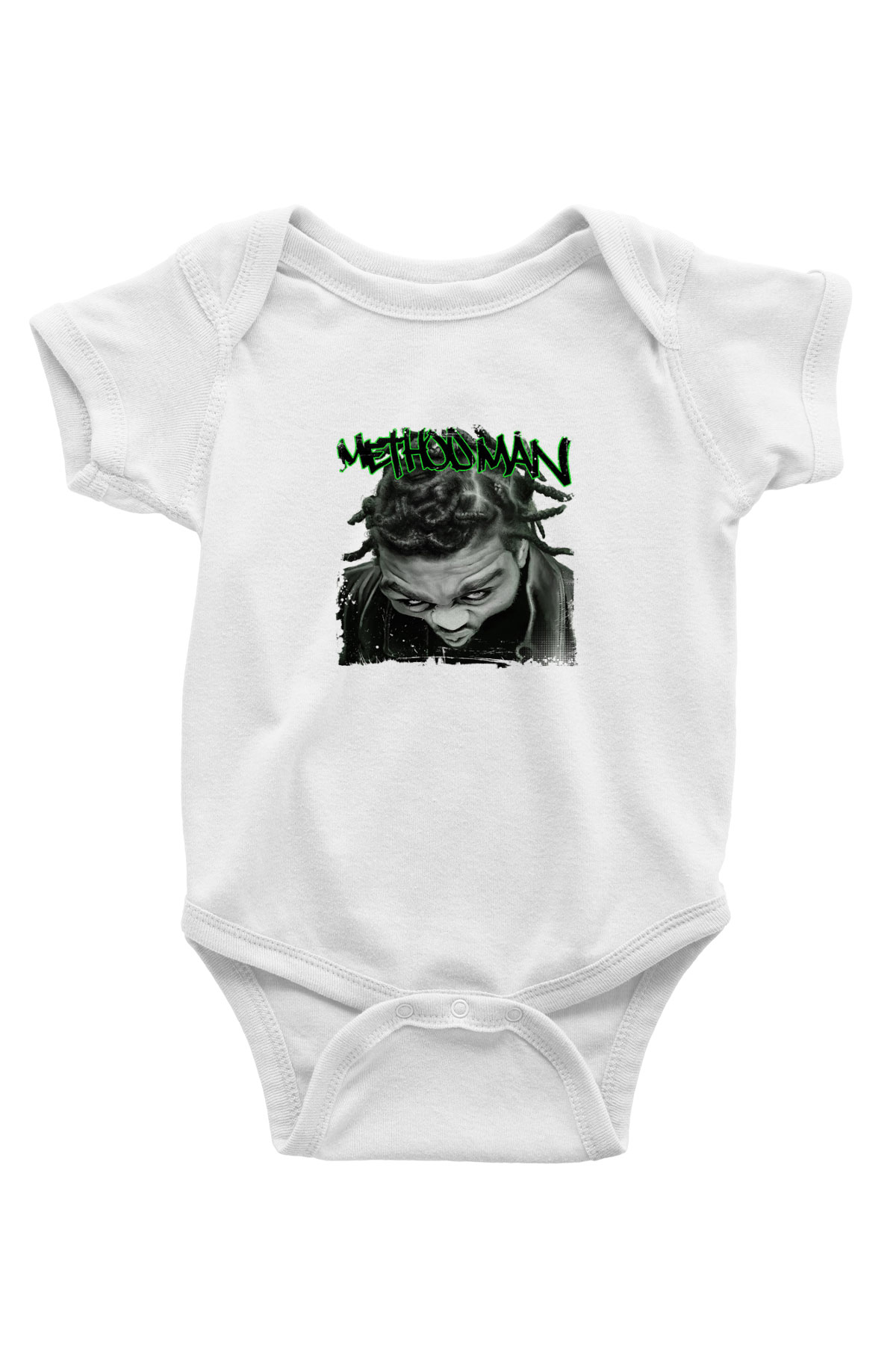 Method Man Baskılı Unisex Beyaz Bebek Body - Zıbın