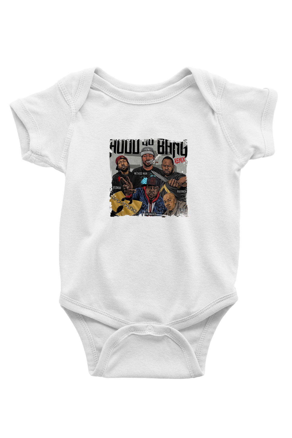 Method Man Baskılı Unisex Beyaz Bebek Body - Zıbın