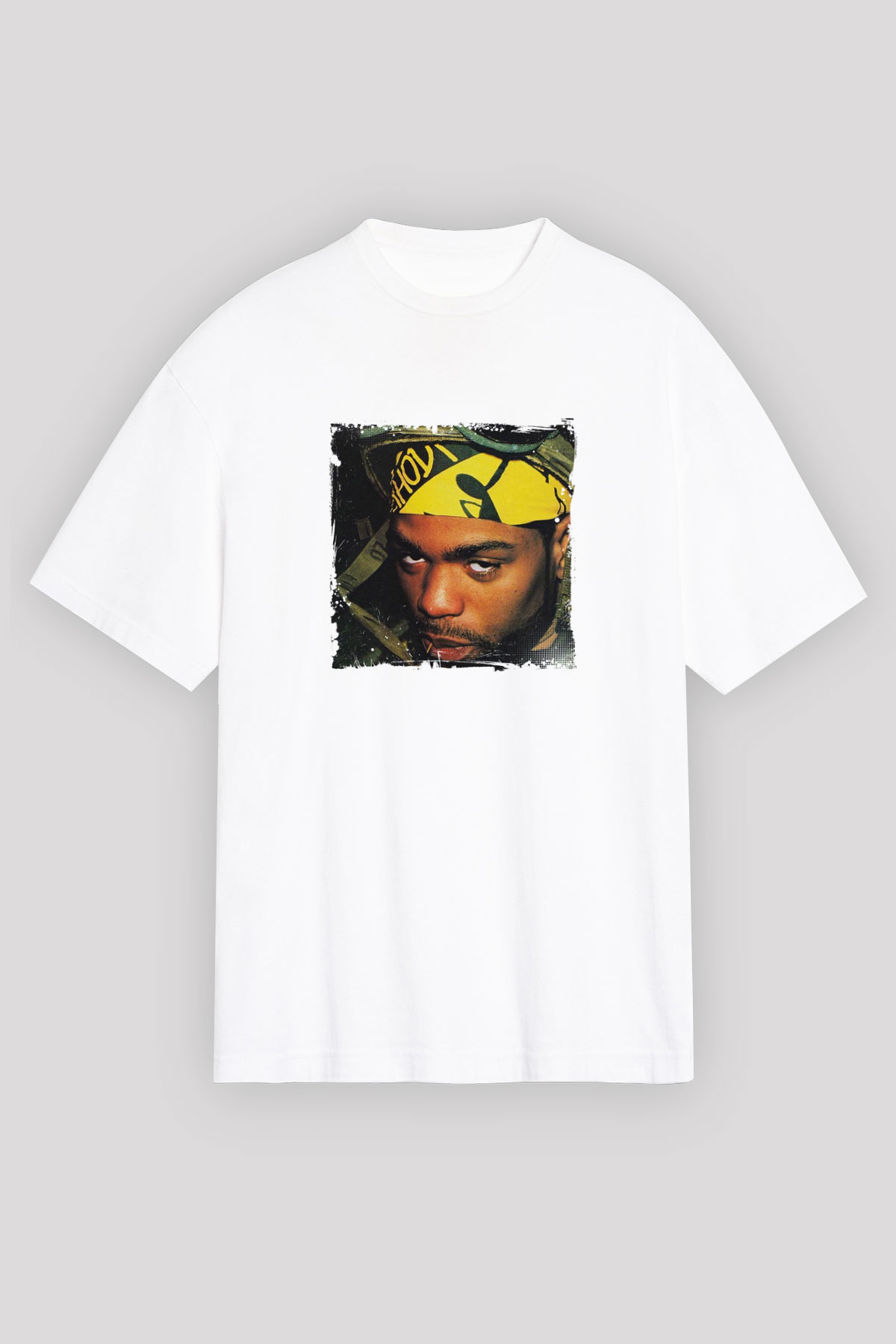 Method Man Baskılı Oversize Beyaz Tişört
