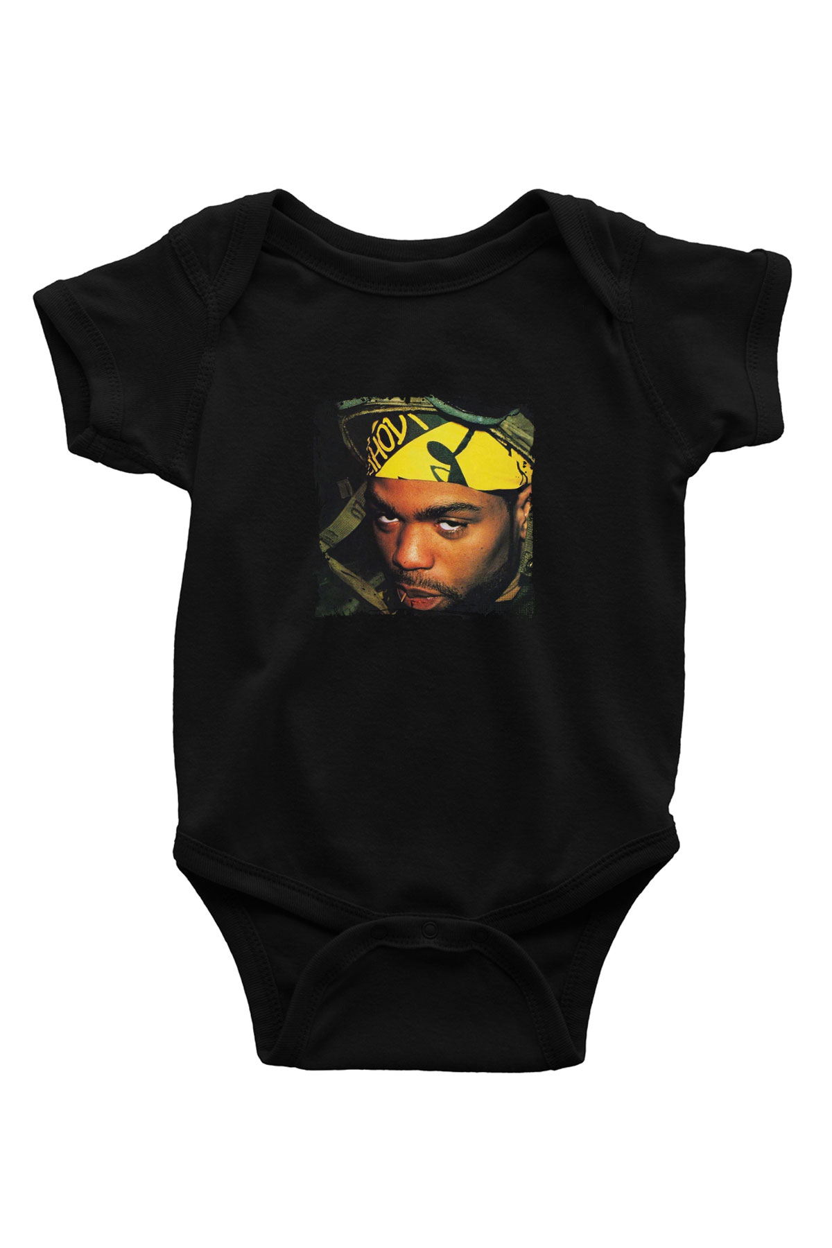 Method Man Baskılı Unisex Siyah Bebek Body - Zıbın