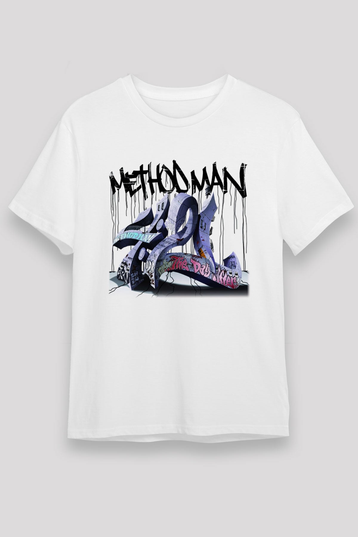 Method Man Beyaz Unisex Tişört T-Shirt - TişörtFabrikası