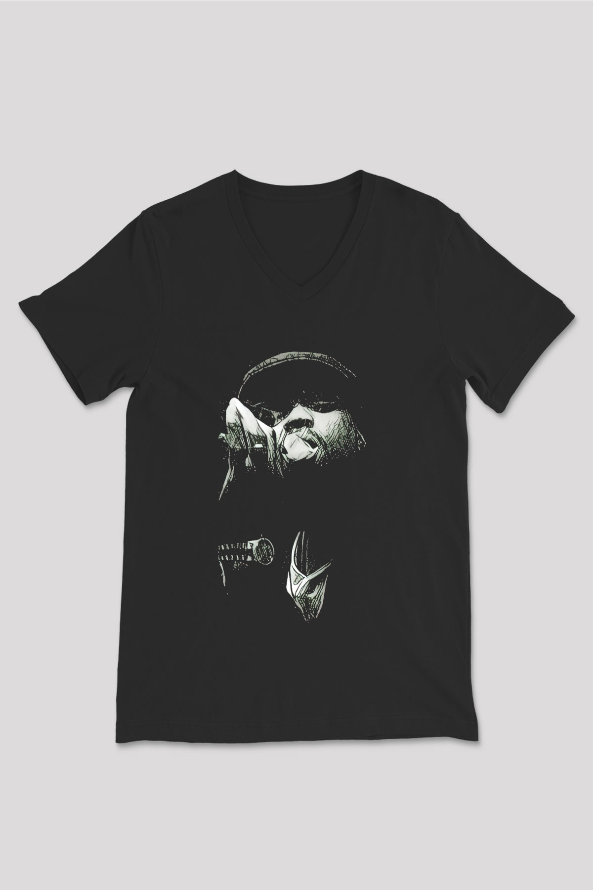 Method Man Siyah Unisex V Yaka Tişört