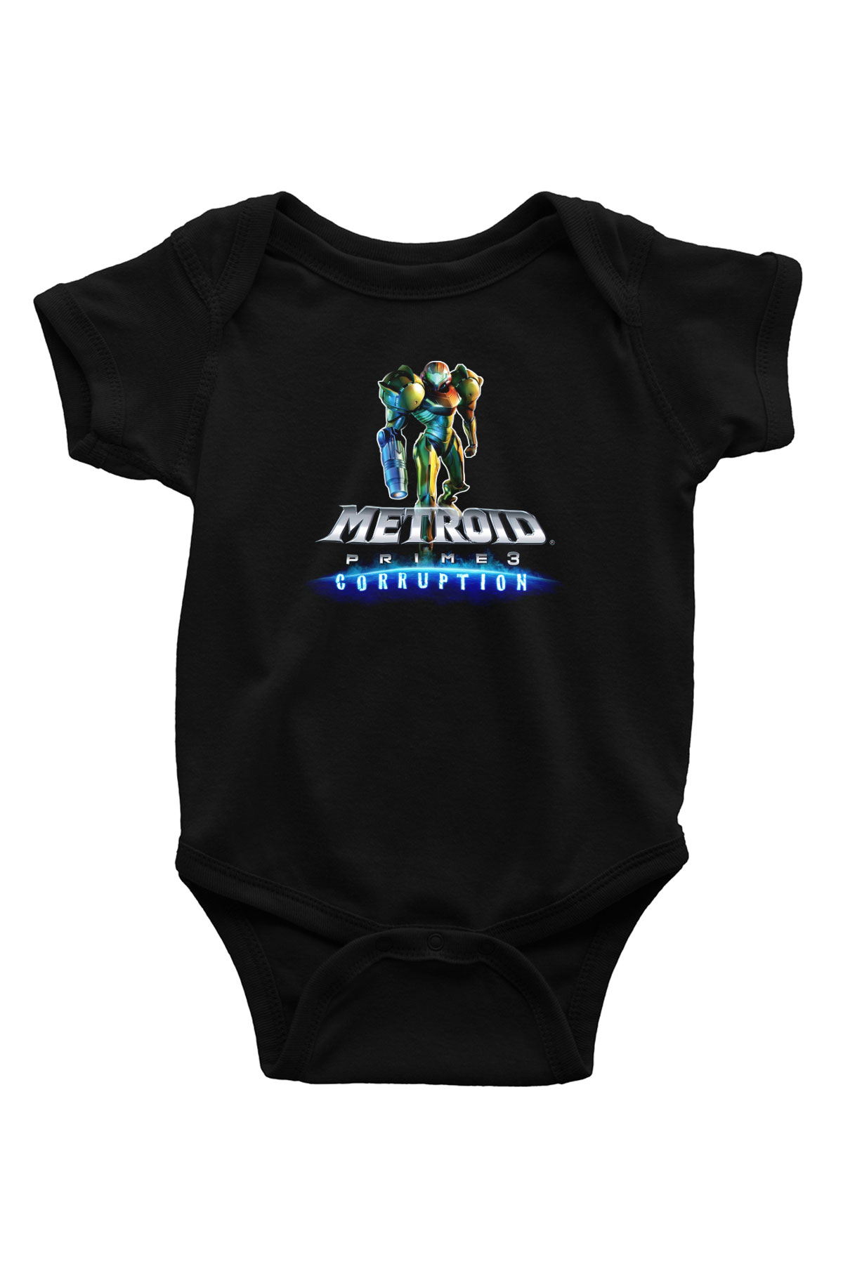Metroid Prime Siyah Bebek Body - Zıbın