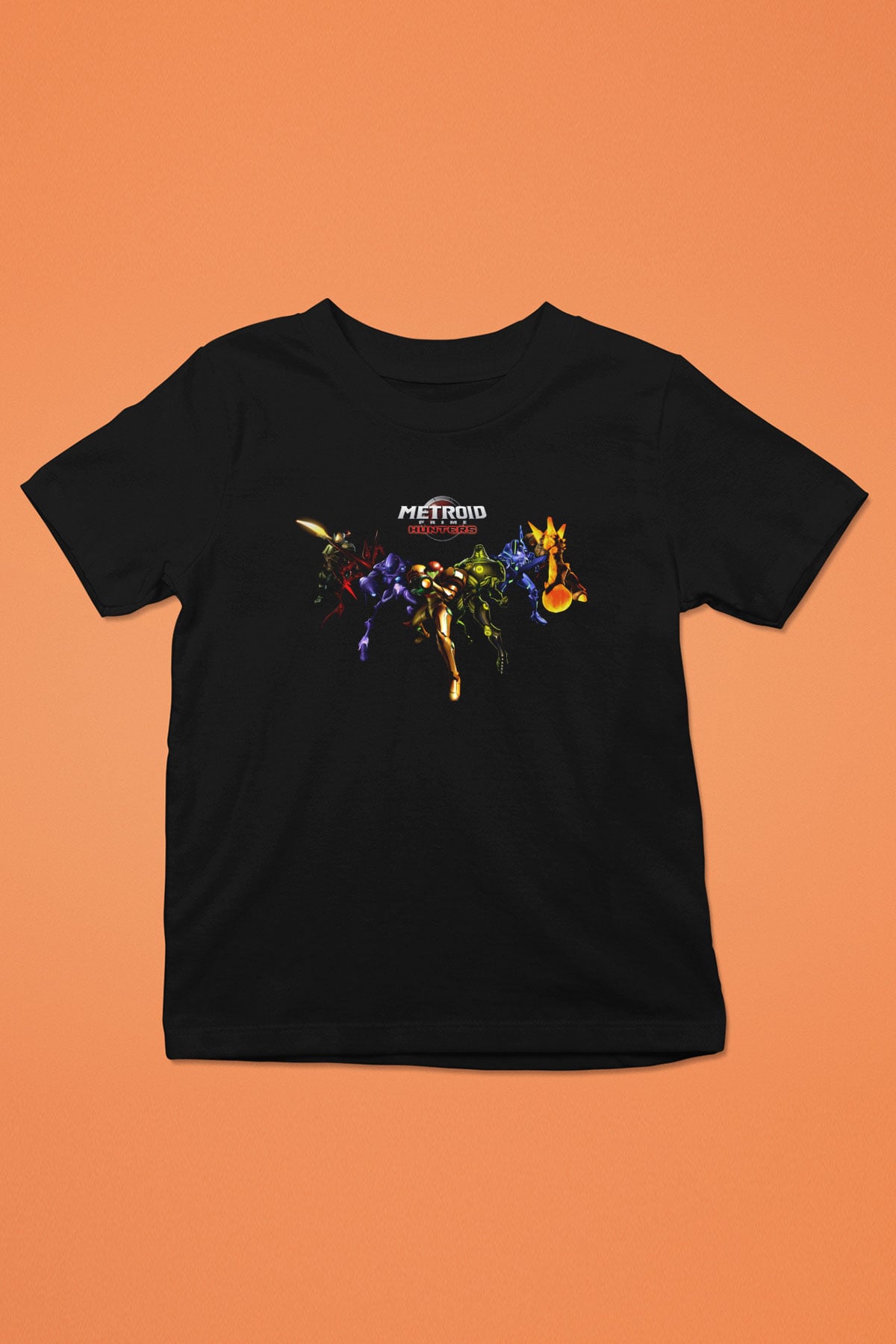 Metroid Prime Siyah Unisex Çocuk Tişört