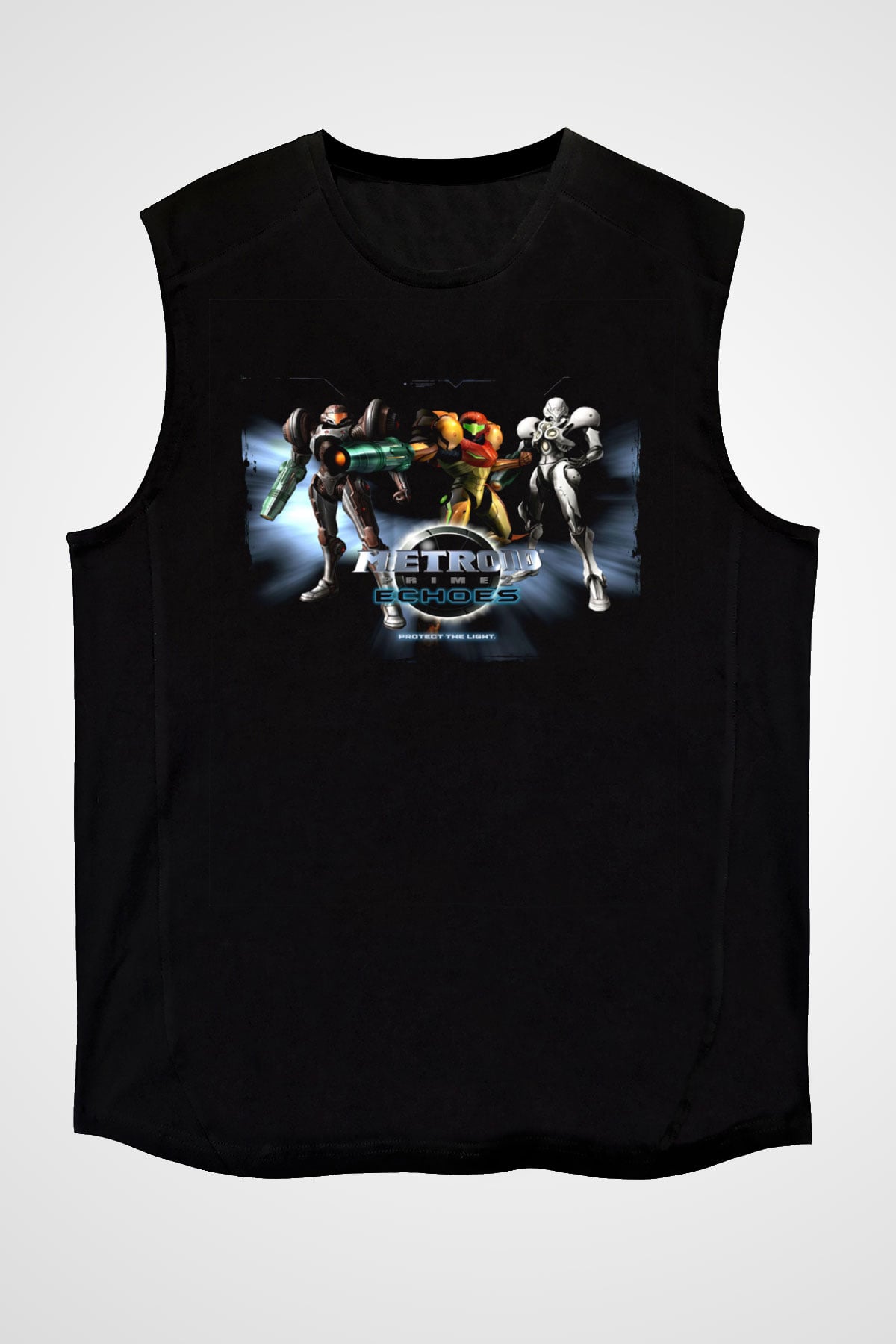Metroid Prime Siyah Unisex Kolsuz Tişört