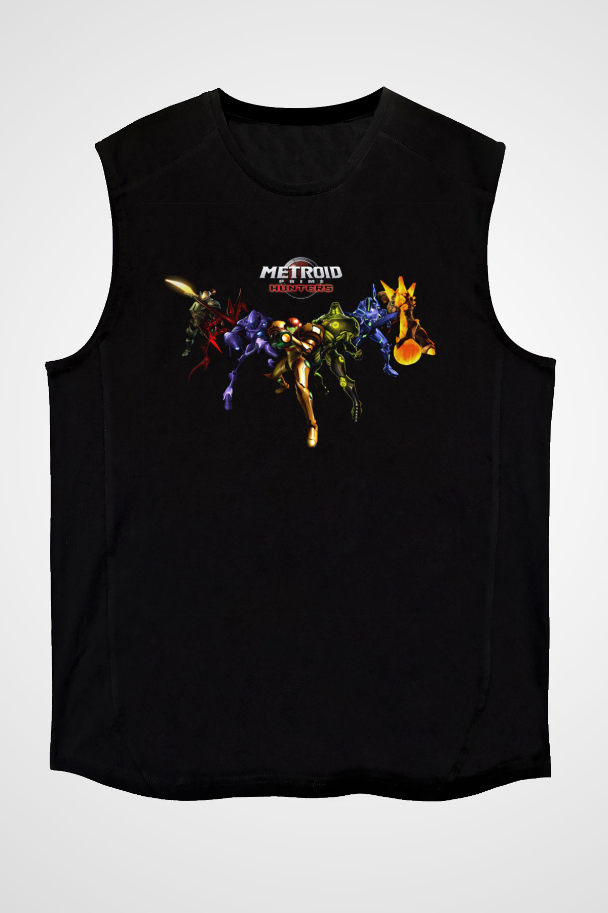 Metroid Prime Siyah Unisex Kolsuz Tişört