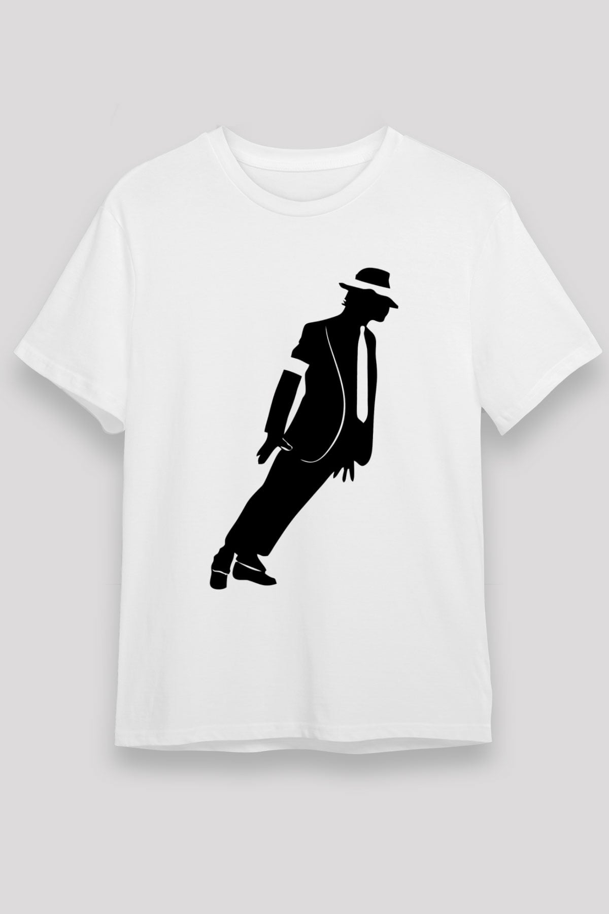Michael Jackson Beyaz Unisex Tişört T-Shirt - TişörtFabrikası