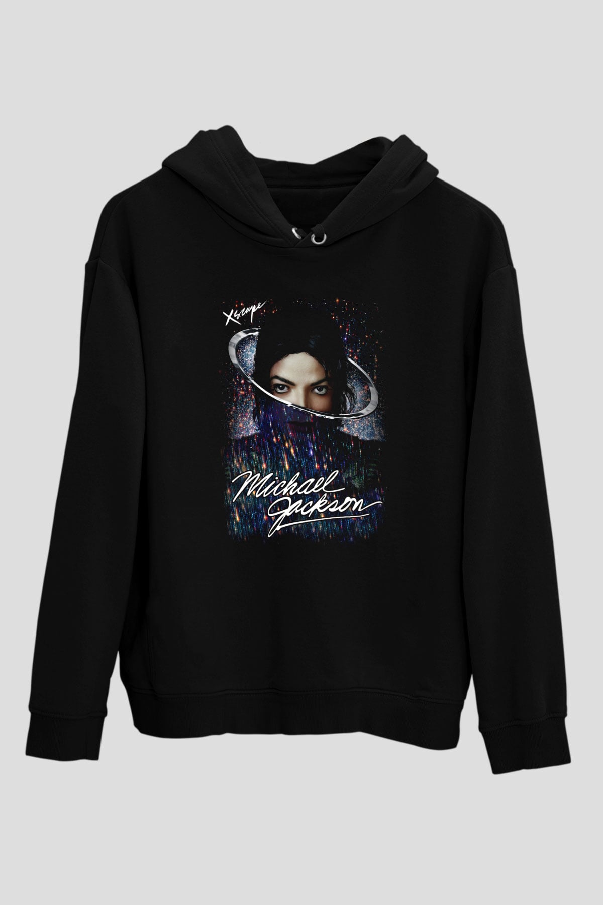 Michael Jackson Siyah Unisex Hoodie