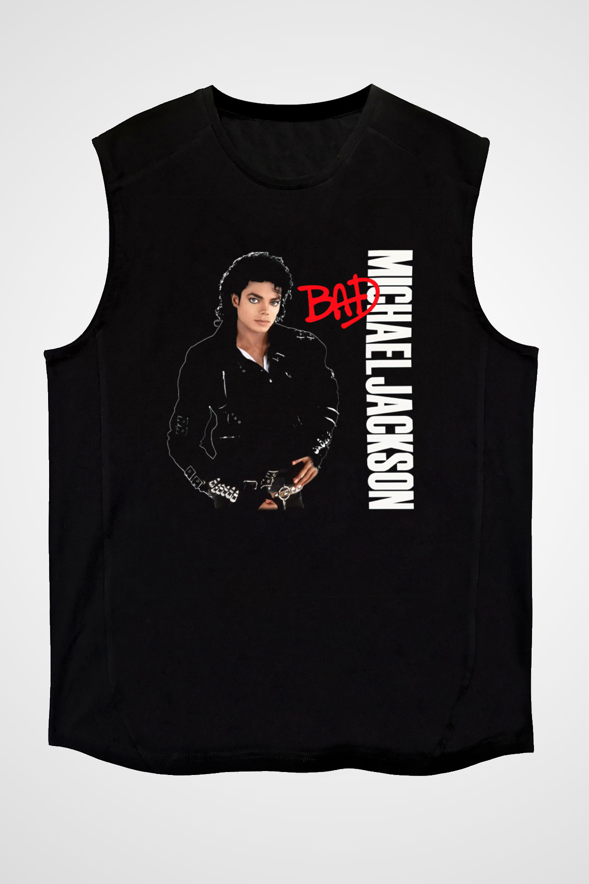 Michael Jackson Siyah Unisex Kolsuz Tişört