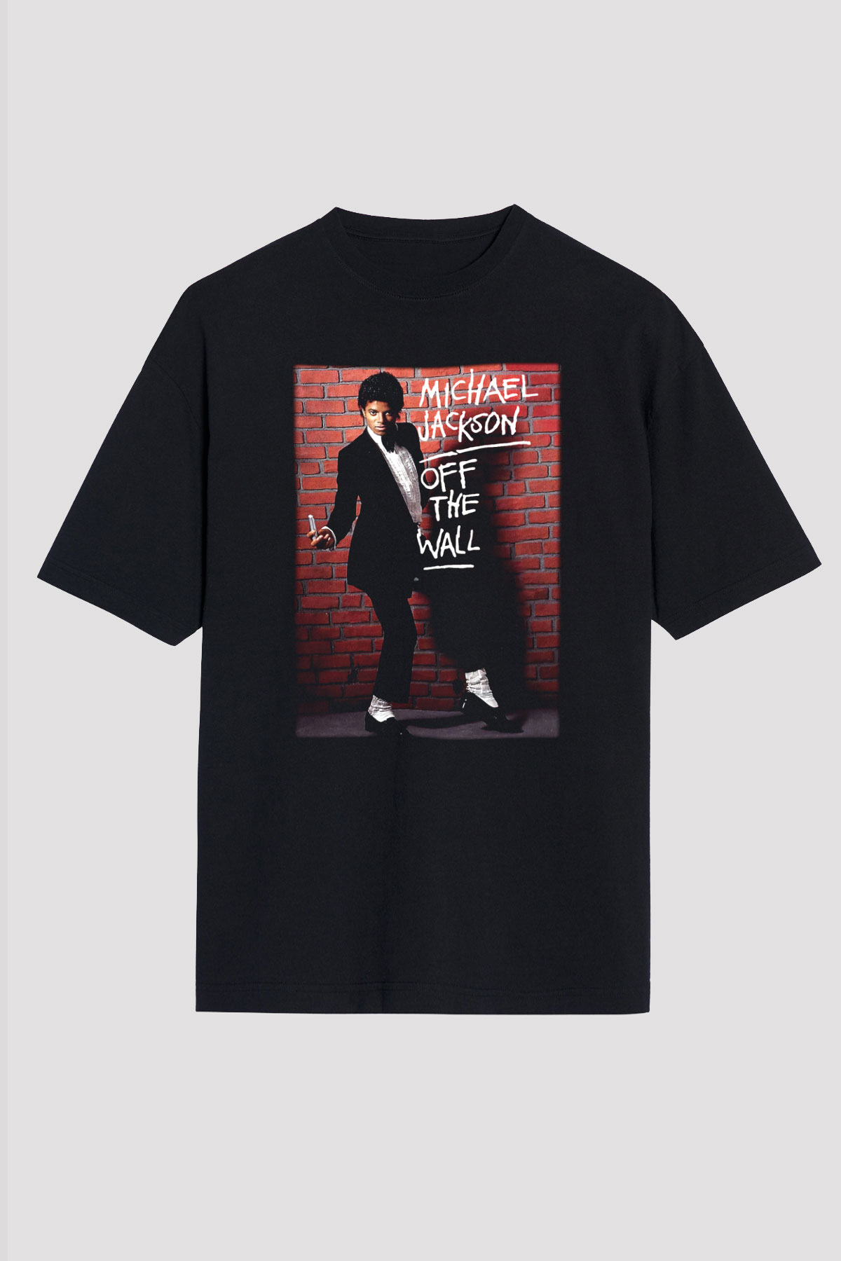Michael Jackson Siyah Unisex Oversize Tişört T-Shirt