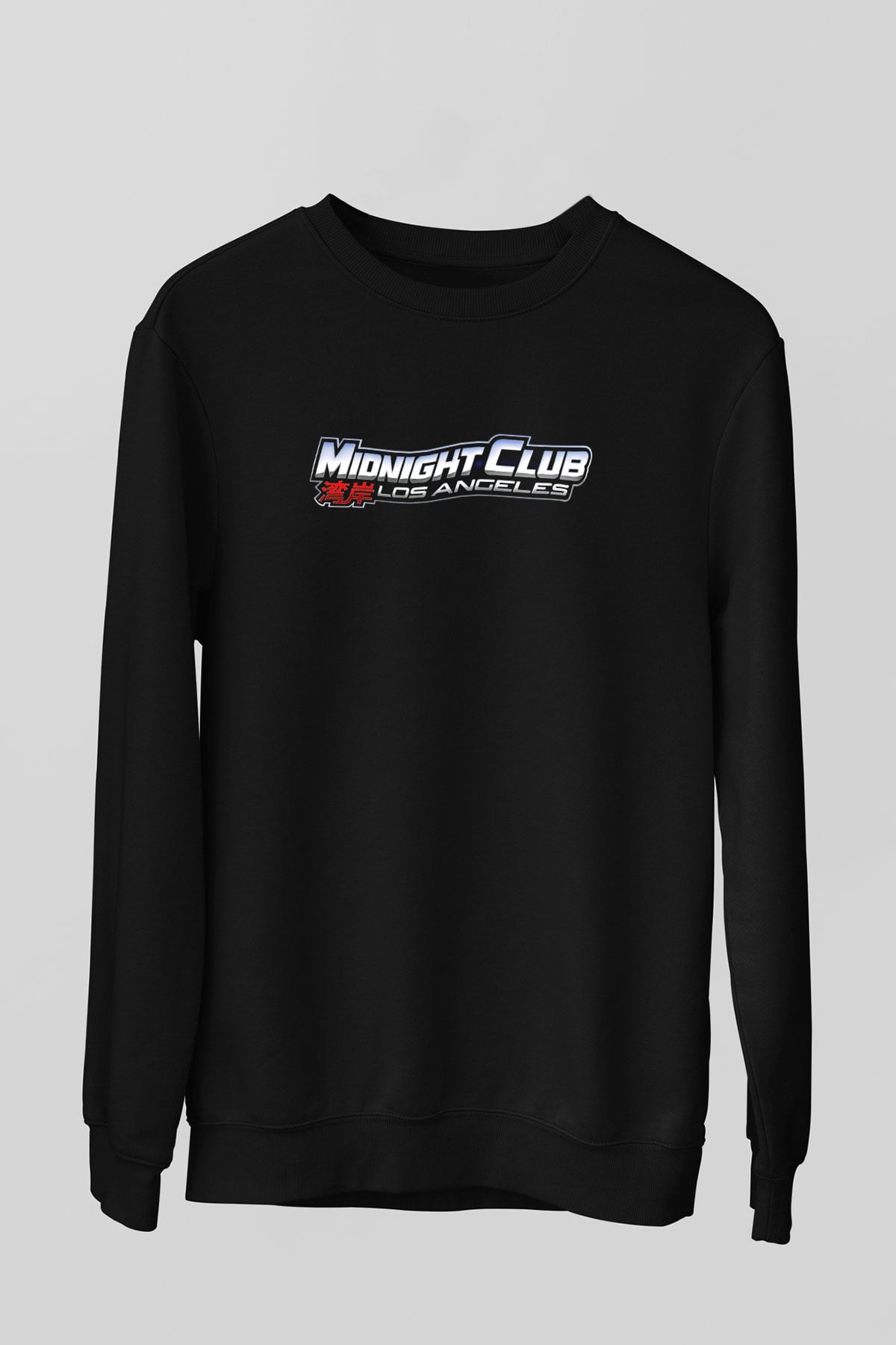 Midnight Club Siyah Unisex Sweatshirt