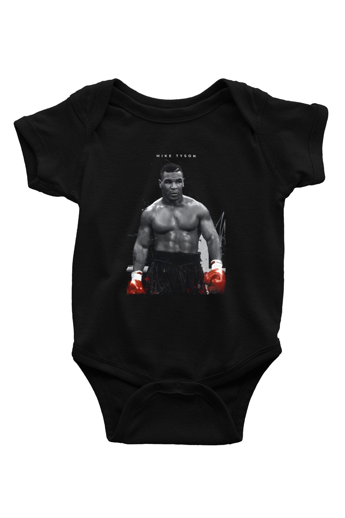 Mike Tyson Siyah Bebek Body - Zıbın