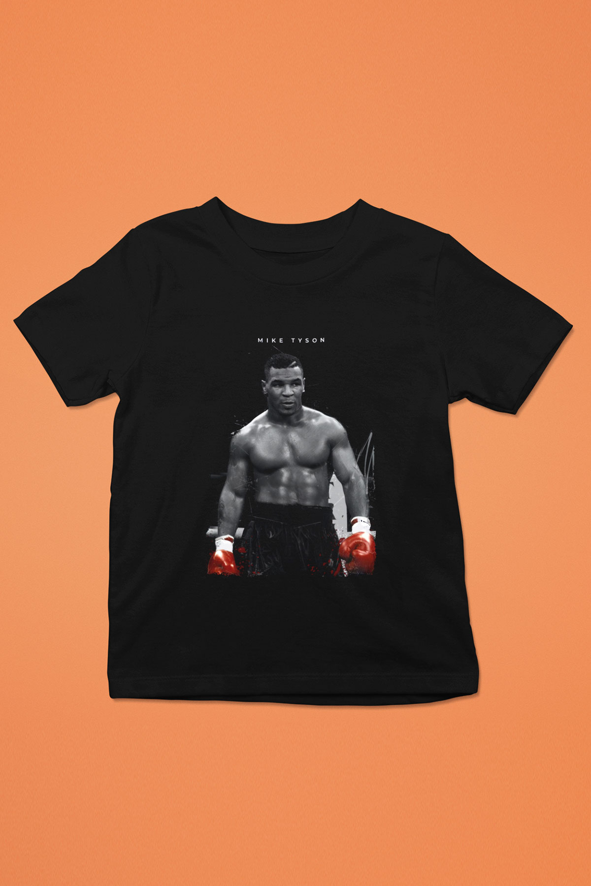 Mike Tyson Siyah Unisex  Çocuk Tişört