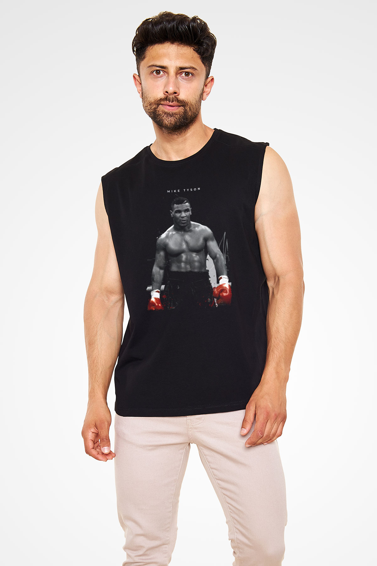 Mike Tyson Siyah Unisex  Kolsuz Tişört
