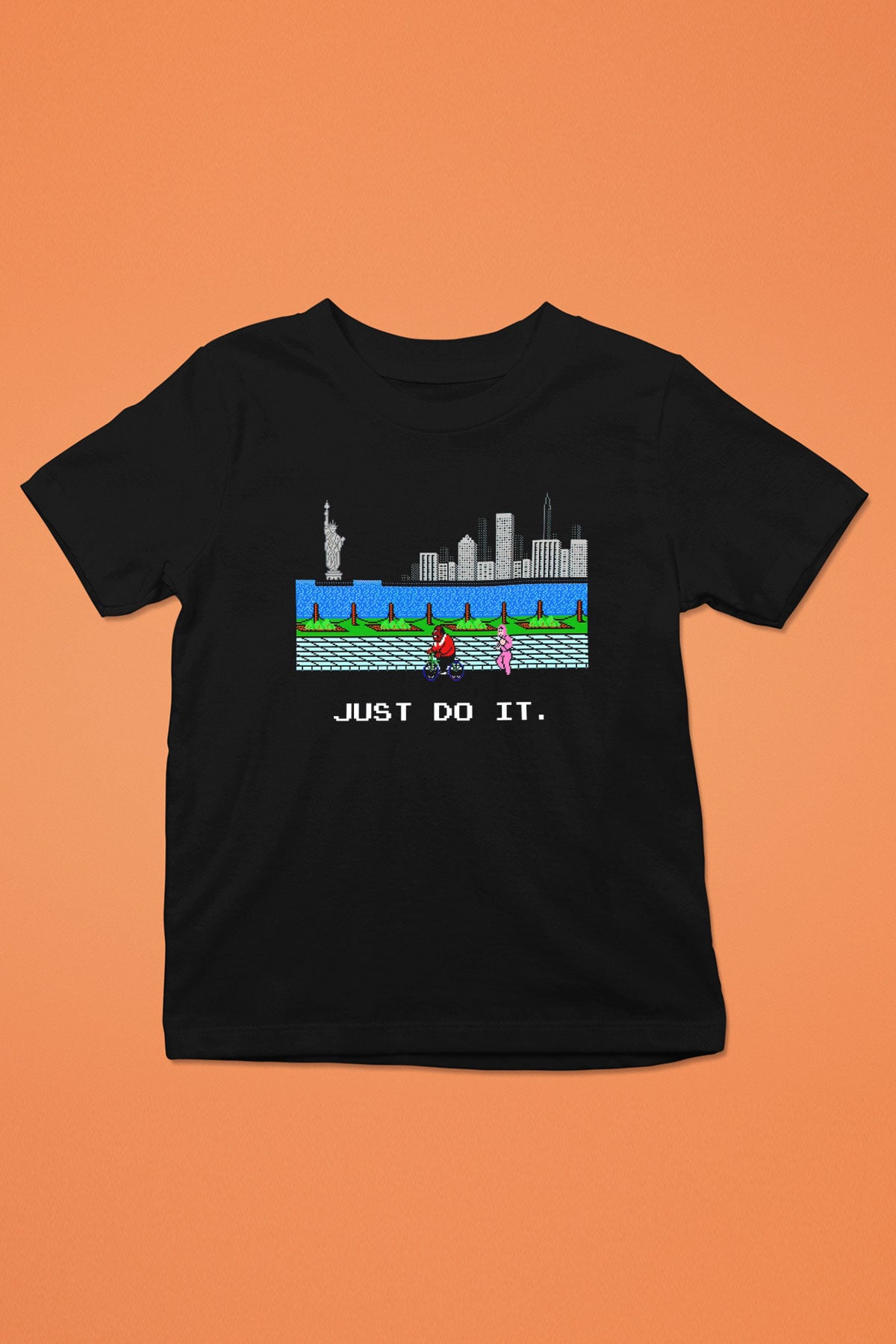 Mike Tysons Punch-Out! Siyah Unisex  Çocuk Tişört