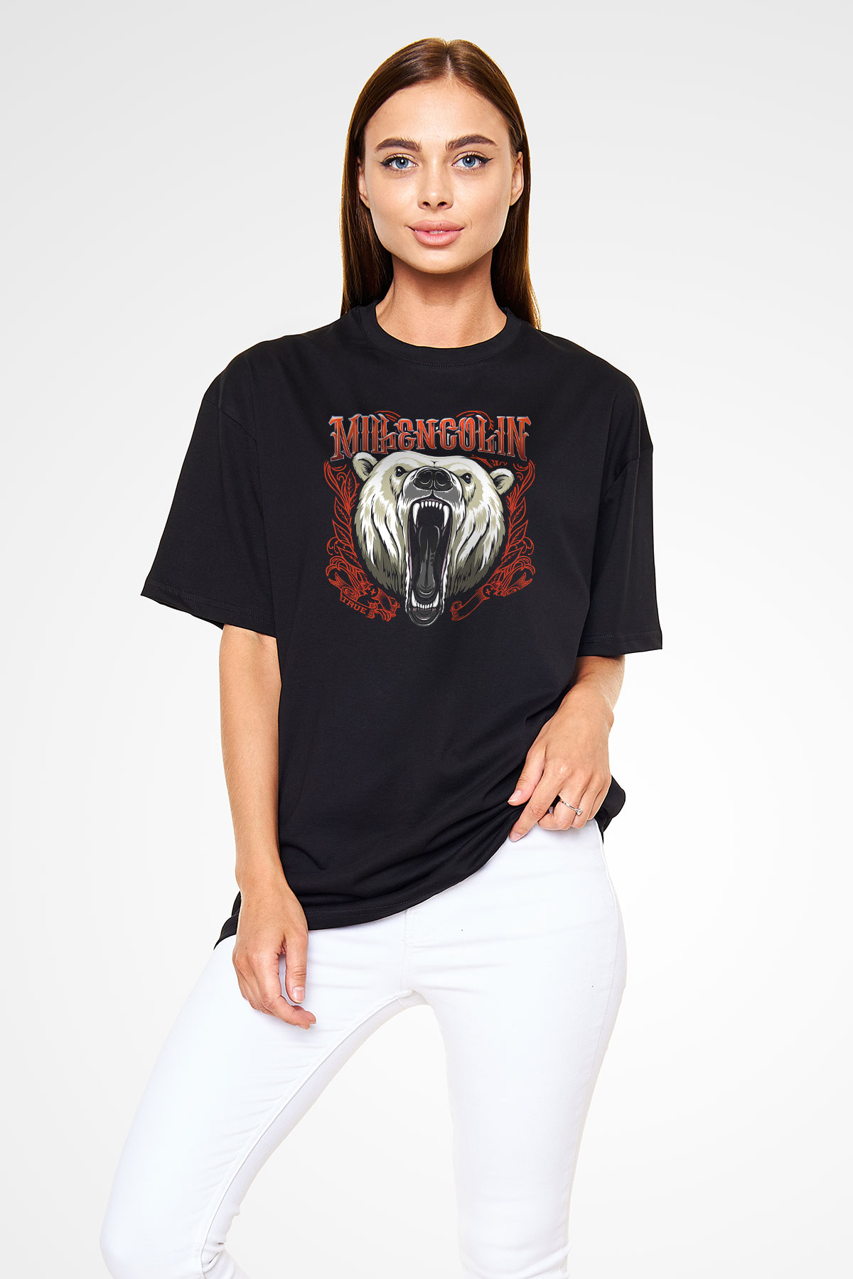 Millencolin Siyah Unisex Oversize Tişört T-Shirt
