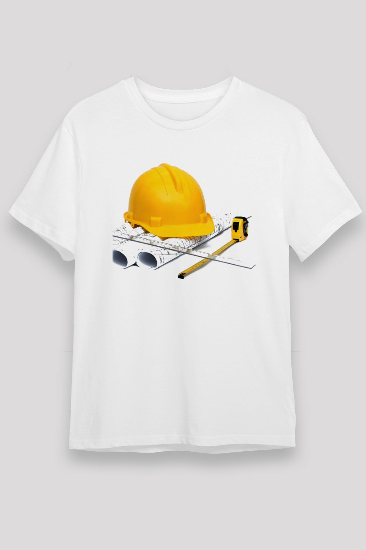Mimar Beyaz Unisex Tişört T-Shirt - TişörtFabrikası