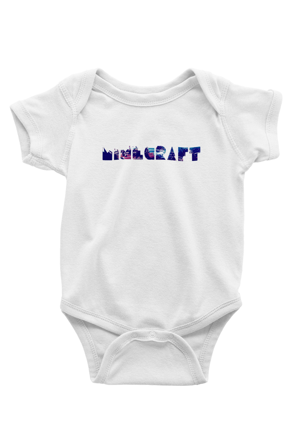 Minecraft Beyaz Bebek Body - Zıbın