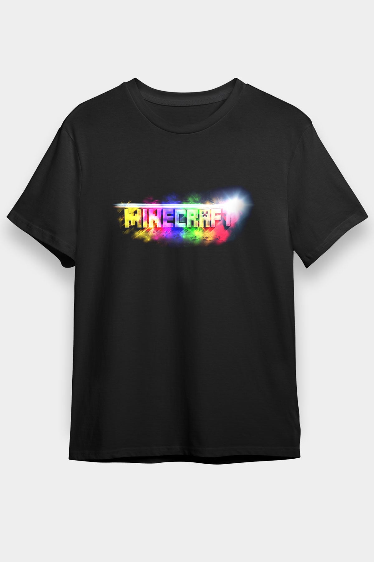 Minecraft Siyah Unisex Tişört