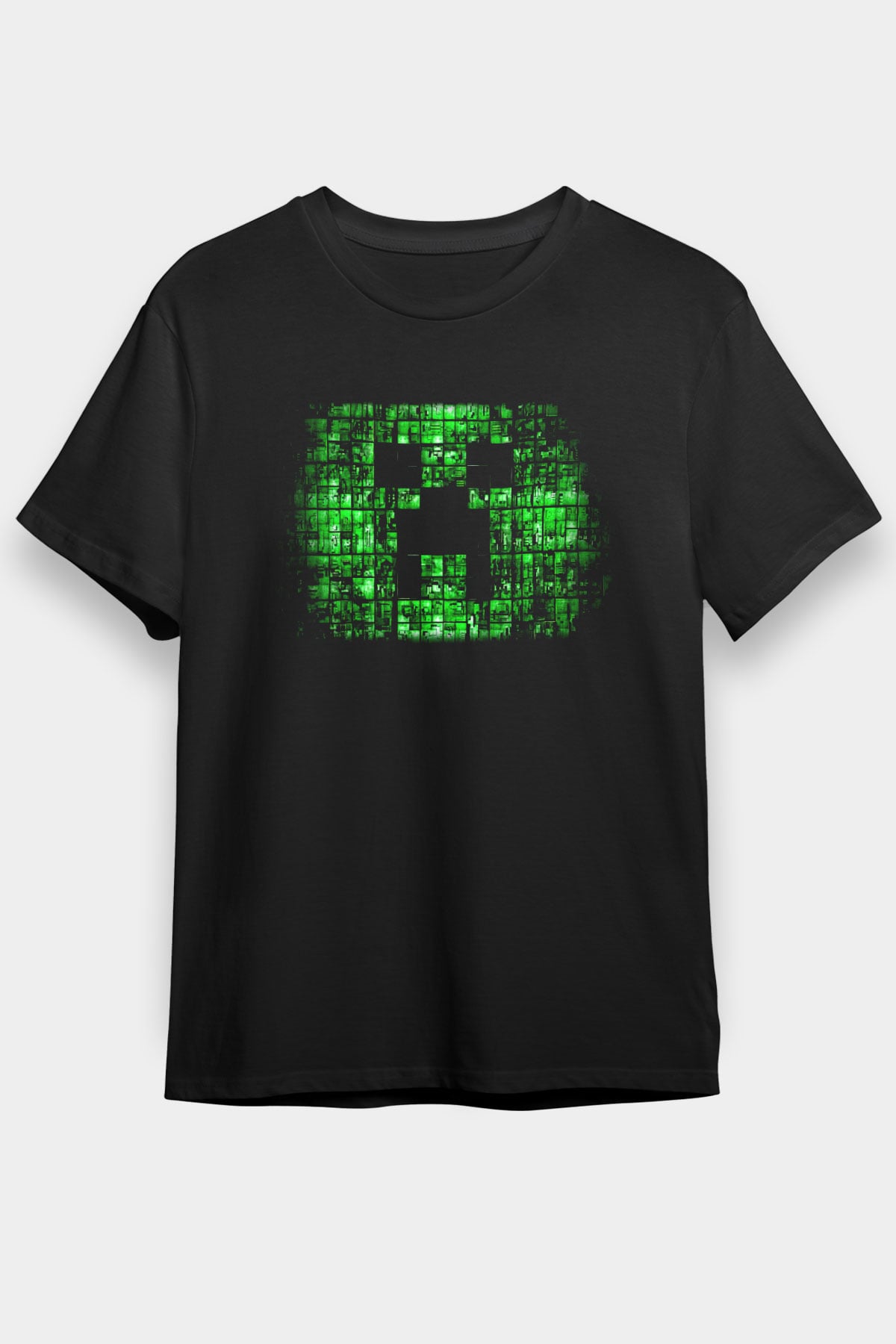 Minecraft Siyah Unisex Tişört