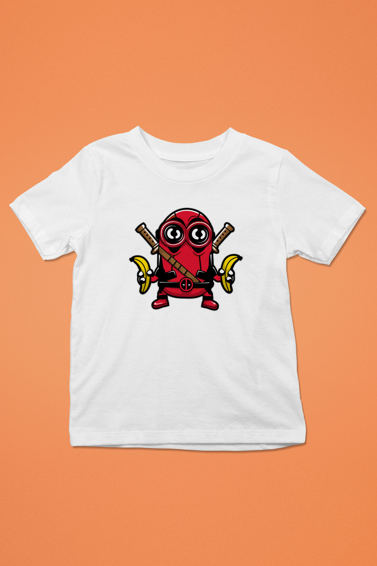 Minionpool Baskılı Beyaz Unisex Çocuk Tişört