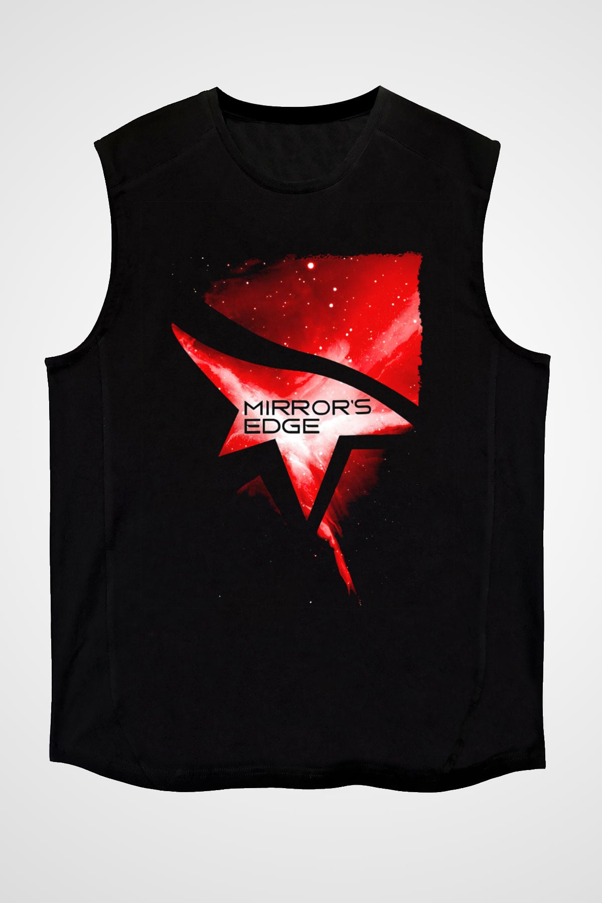 Mirrors Edge Siyah Unisex Kolsuz Tişört