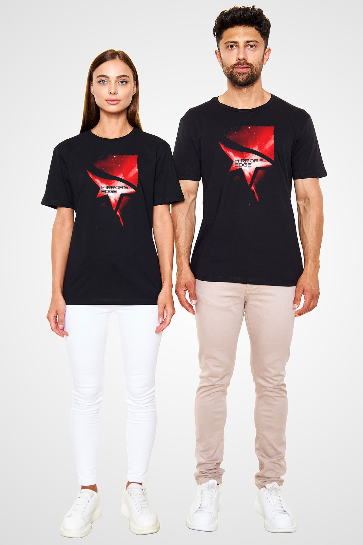 Mirrors Edge Siyah Unisex Tişört T-Shirt