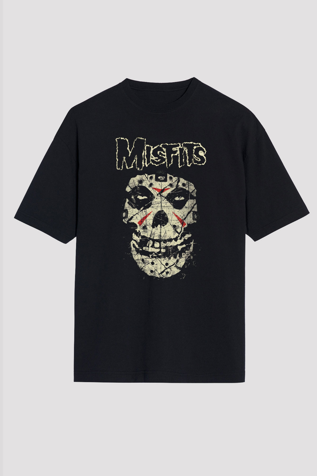 Misfits Siyah Unisex Oversize Tişört T-Shirt
