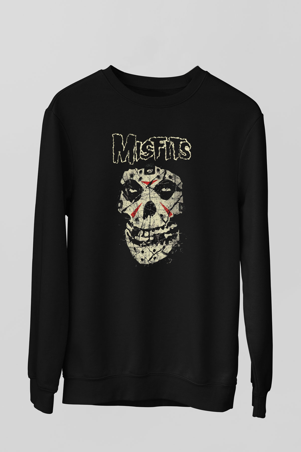 Misfits Siyah Unisex Sweatshirt