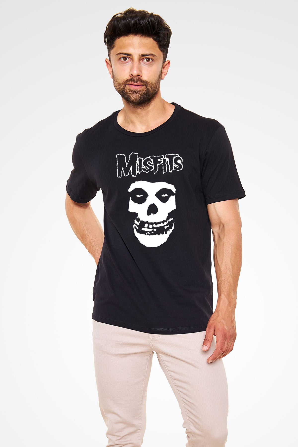 Misfits Siyah Unisex Tişört T-Shirt - TişörtFabrikası