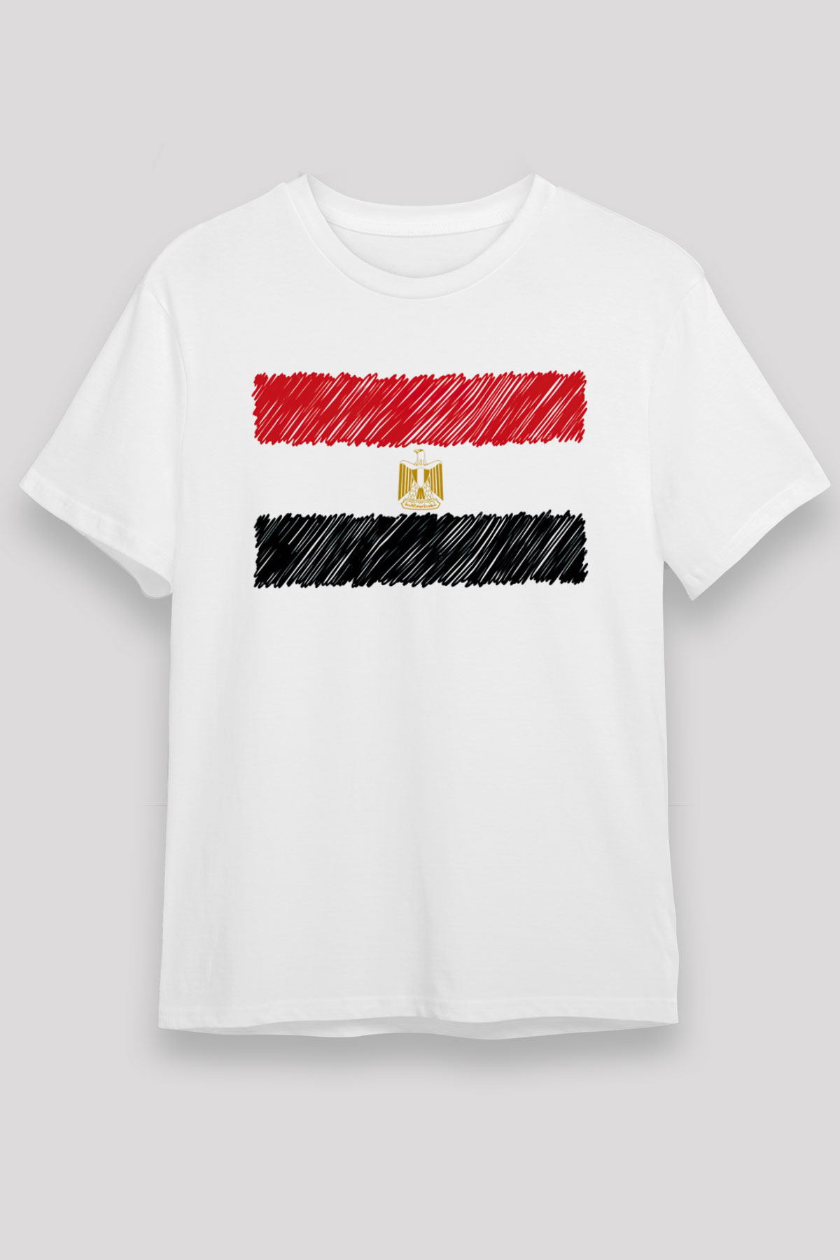 Mısır Beyaz Unisex Tişört T-Shirt - TişörtFabrikası